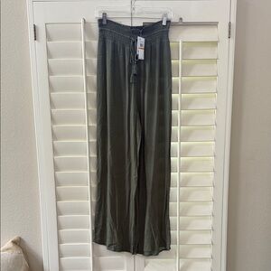 Tinsel Olive Wide-Leg Pants